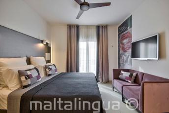 Quarto duplo no Hotel Valentina Malta