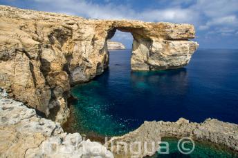 Vista de Azure Window em Gozo