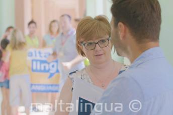 Maltalingua funcionários durante o campus de verão