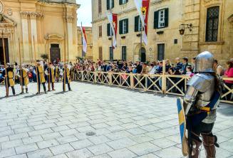 Recriações históricas de batalhas em Medieval Mdina