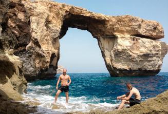 Uma excursão escolar em Azure Window